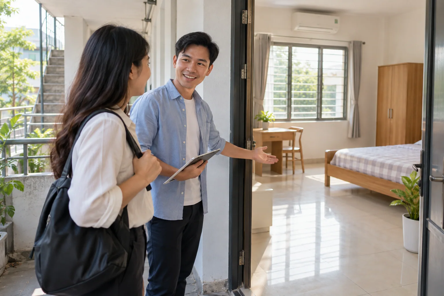 Ảnh minh họa: Quy trình tìm khách thuê và tổ chức lịch xem phòng