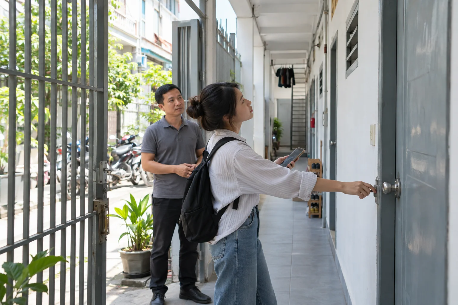 Ảnh minh họa: Quy trình kiểm tra thông tin khi tìm và nhận phòng trọ
