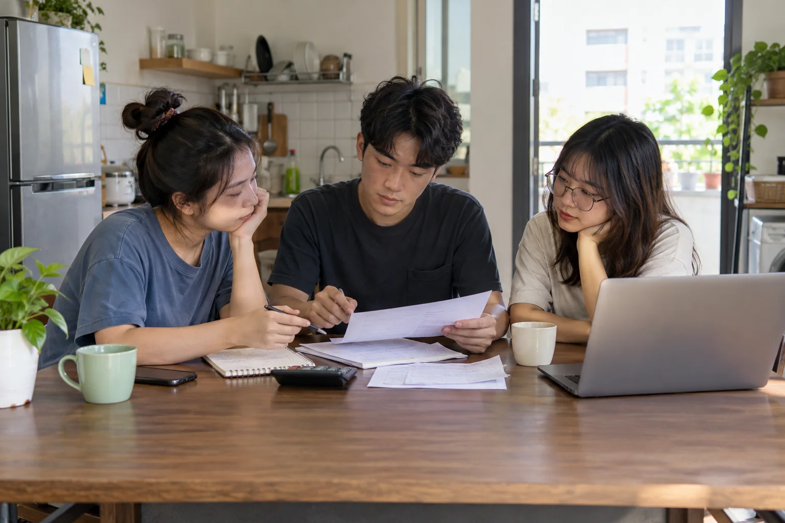 Ảnh minh họa: Chia tiền phòng và điện nước khi ở ghép
