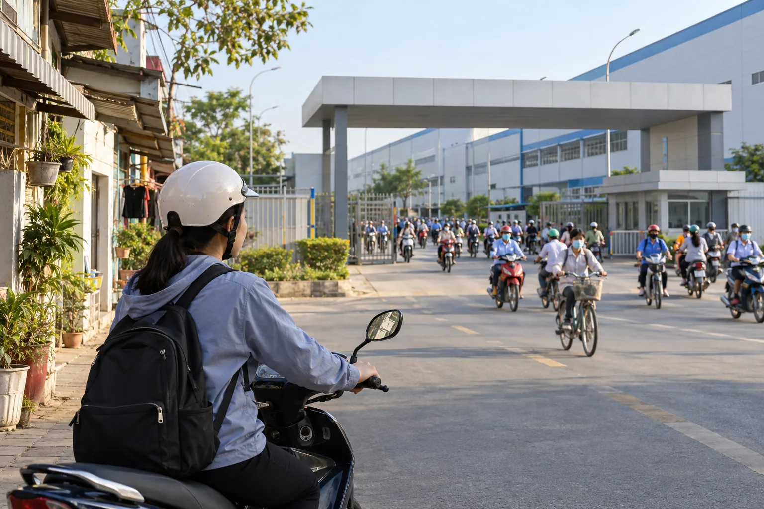 Ảnh minh họa: Chọn phòng gần khu công nghiệp theo đường đi thực tế