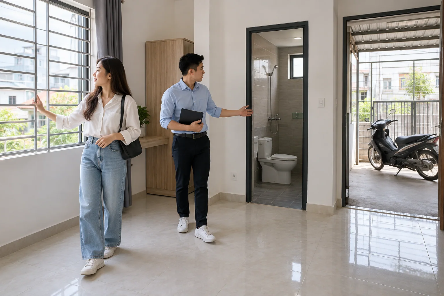Ảnh minh họa: Chuẩn bị thông tin và tổ chức buổi xem phòng trọ