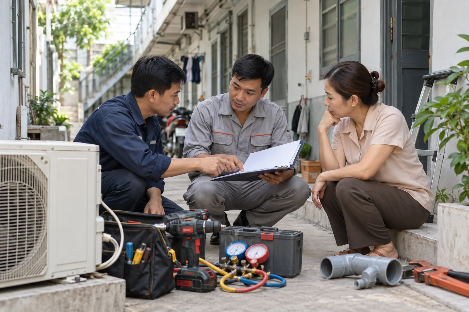 Ảnh minh họa: Lập danh sách thợ và nhà cung cấp sửa chữa nhà trọ