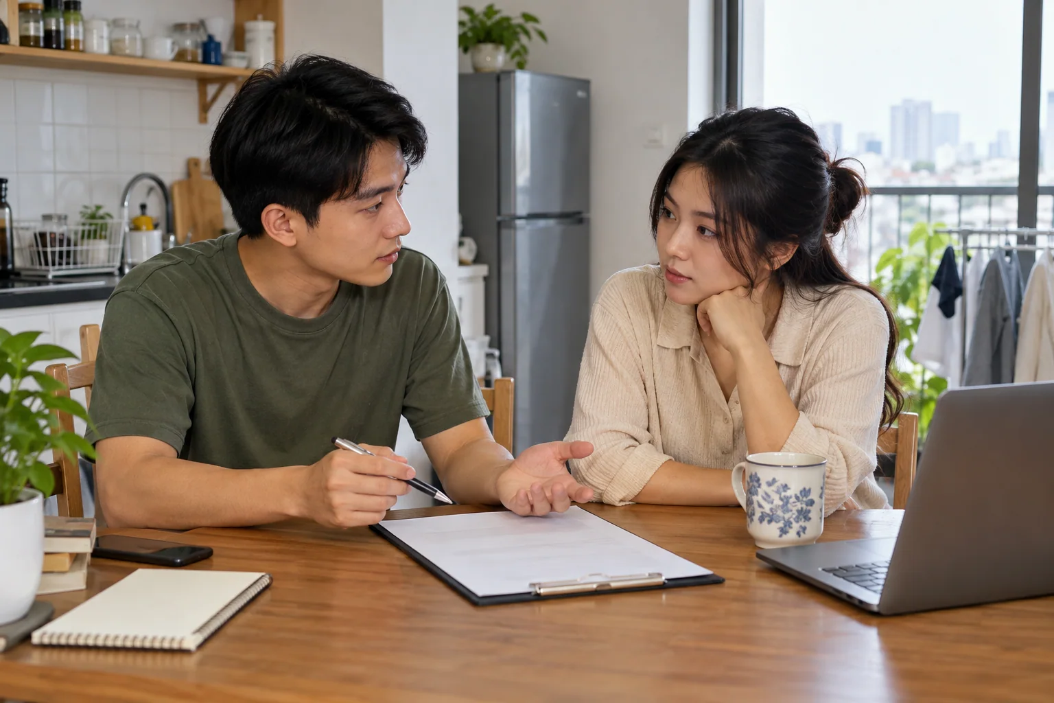 Ảnh minh họa: Xác định người đứng tên hợp đồng khi ở ghép